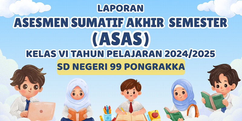 LAPORAN ASESMEN SUMATIF AKHIR SEMESTER Kelas VI – Semester Genap Tahun Pelajaran 2024/2025